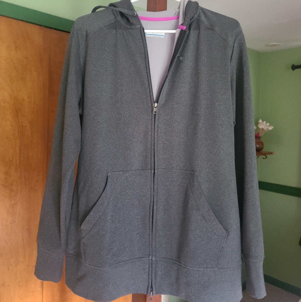 Columbia Omniwhick Grey Zip up Hoodie